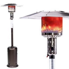 Outdoor Patio Propane Heater with Portable Wheels 47