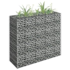 Gabion Raised Bed Galvanized Steel 35.4"x11.8"x35.4"