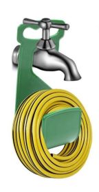 Hose Holder Rust-Free Hose Hook Garden Hose Hook Hose Hanger (Color: Green)