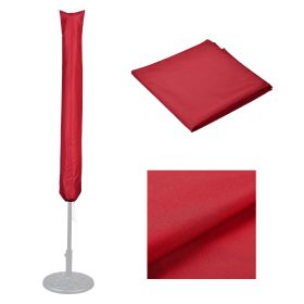 Polyester Umbrella Cover Bag For 13ft Umbrellas/Red (Color: As Picture)